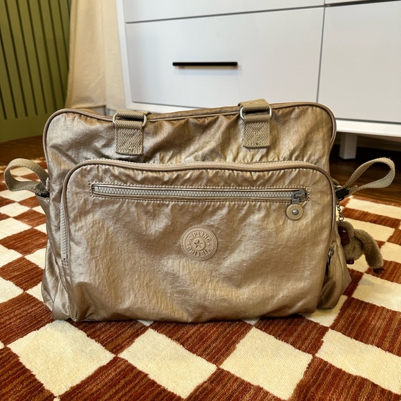 Kipling Accessories Kipling Alana Diaper Bag Metallic Gold Poshmark